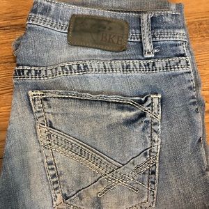 MENS Buckle Aiden Bootleg Jeans